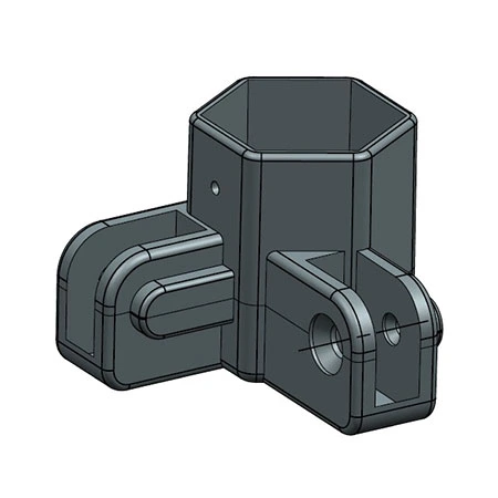 plastic part top hexagonal