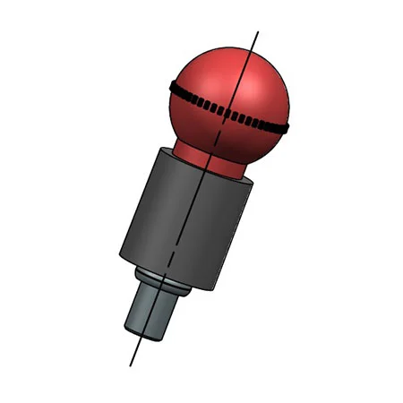 plastic parts red part